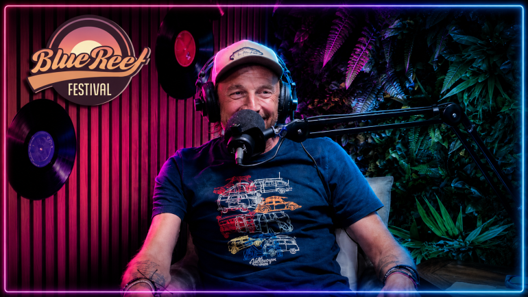 The founder of the Blue Reef Festival on GlitterBeam